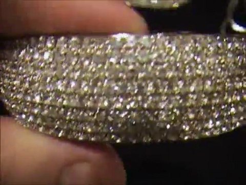 LADIES MICROPAVE BRACELET 1321 SAVORWSKI CRYSTALS HAND SET