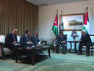 Jordan's king meets Abbas on rare West Bank visit