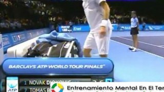 Novak Djokovic vs Tomas Berdych, MATCH POINT Masters de Londres 2011