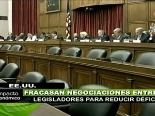 Fracasan negociaciones en EE.UU. para reducir déficit