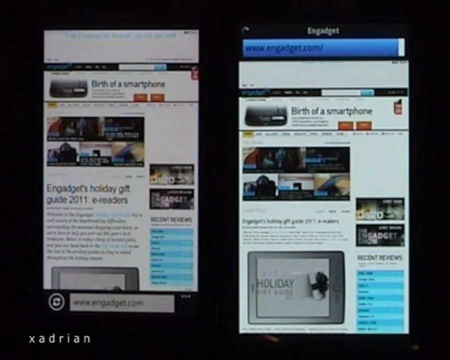 Internet Explorer vs Opera Mobile