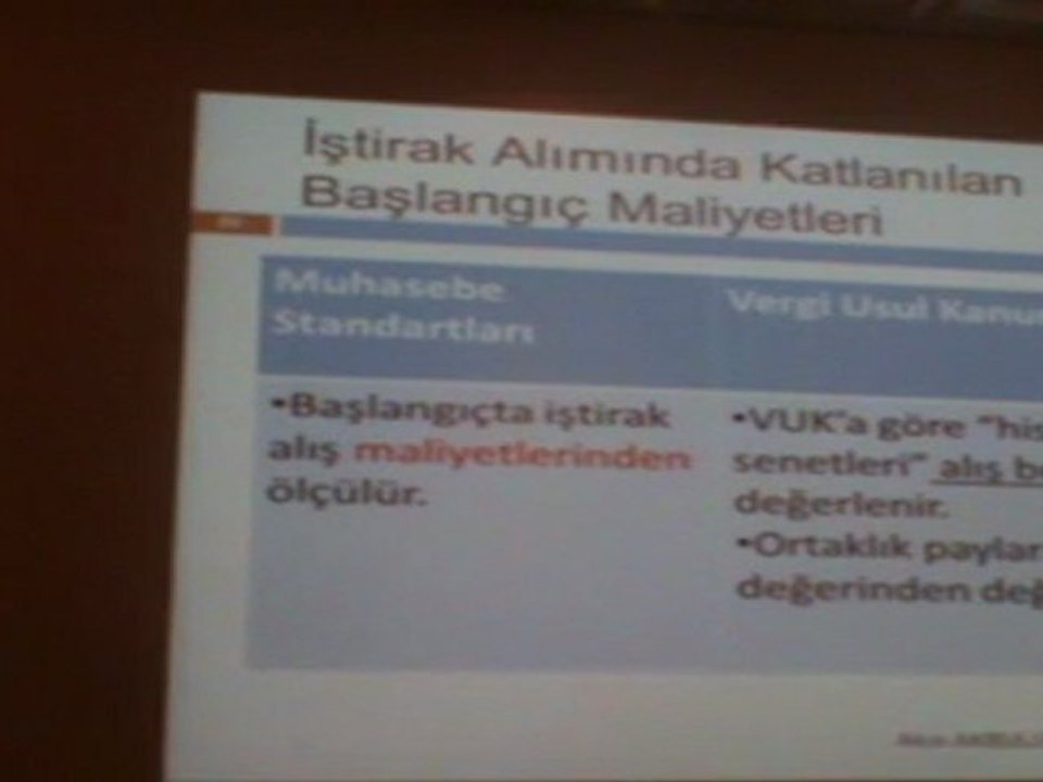 3- Türkiye Muhasebe Uzmanları Derneğinin Düzenlemiş Olduğu " TMS/TFRS KOBİ Standartlarına Göre Hesaplanan Ticari Kârdan Mali Kâra Geçiş " Konulu Toplantı