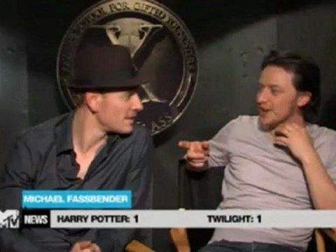 McAvoy+Fassbender - MTV Twilight or Potter