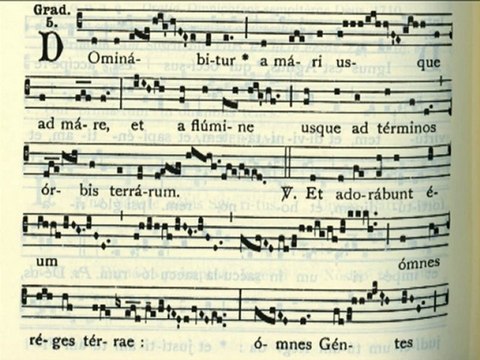 Chant grégorien - Dominabitur a mari usque ad mare - Gradual