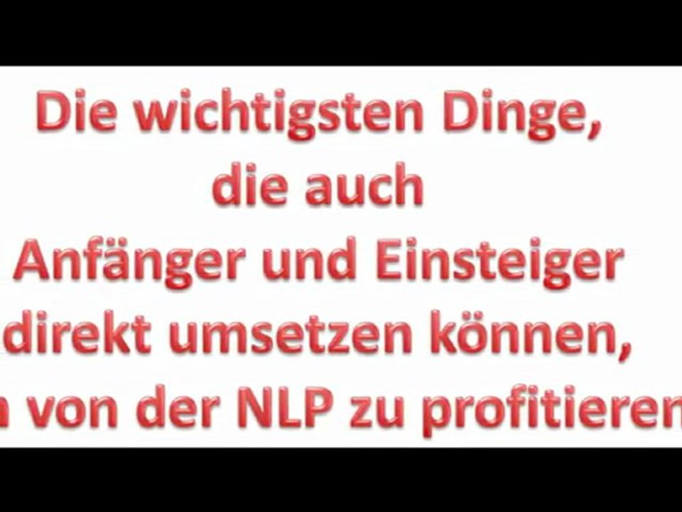Nlp beim online dating! brisantes interview!