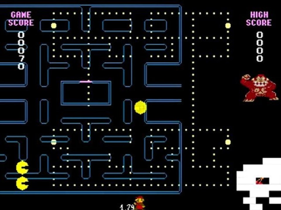 Pacman Vs Mario Vs Space Invader