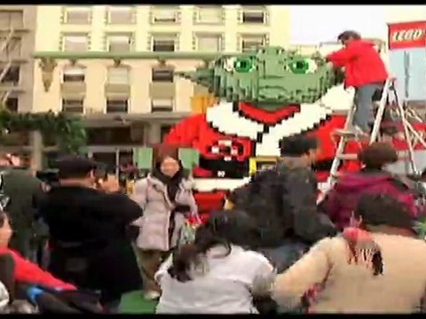 Un Yoda géant en Lego à San Francisco