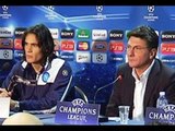 Napoli - Mazzarri e Cavani sfidano il Manchester City