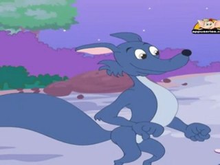 The Blue Jackal in Marathi - Panchatantra Tale
