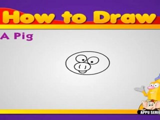Learn to Draw Animals - Pig