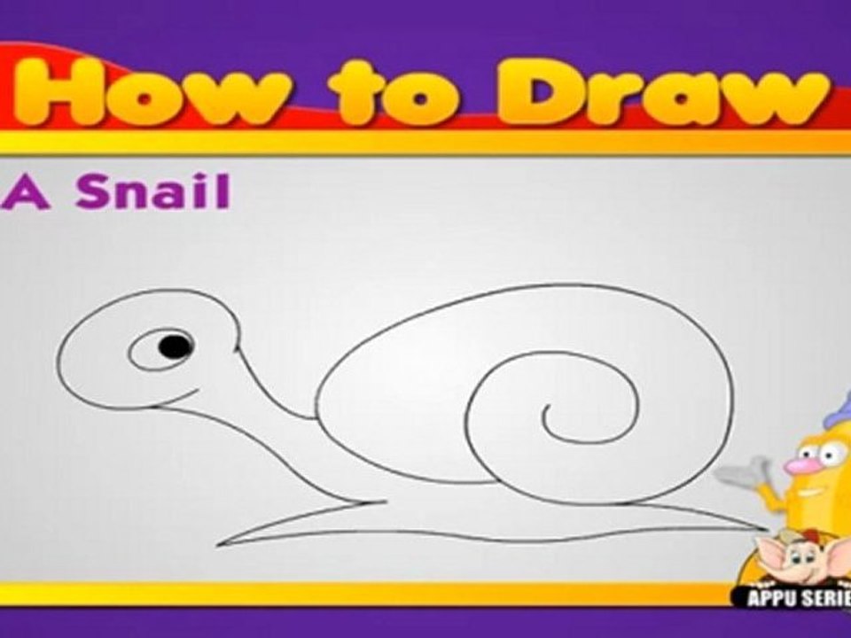 Learn to Draw Animals - Snail