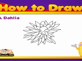 Learn to Draw Flower - Dahlia