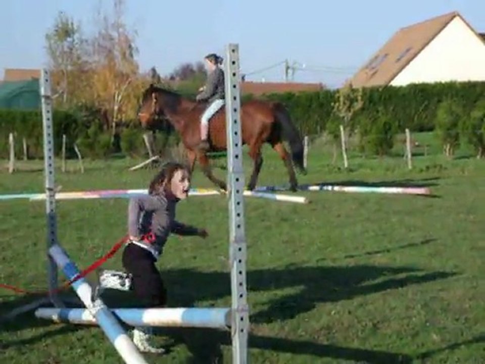 Kelenn et moi en trail première séance