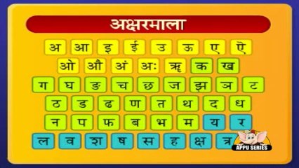 Learn ABC of Hindi - Vyanjan 6