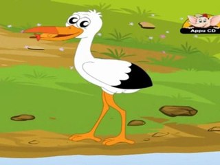 Animal Sounds in Hindi - Stork