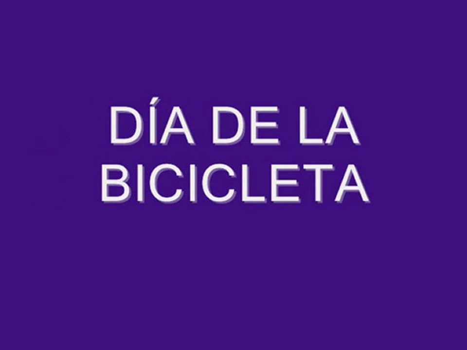 DÍA DE LA BICI