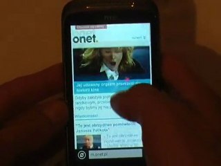 HTC 7 Mozart - Internet