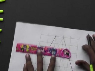 Write Block Style Alphabet 'A'  - Arts & Crafts
