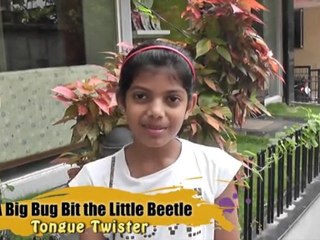 Tongue Twister - A Big Bug The Little Bee..