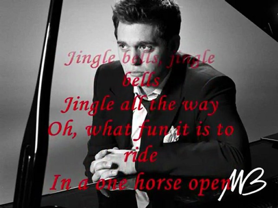 Michael buble - jingle bells (lyrics on screen)