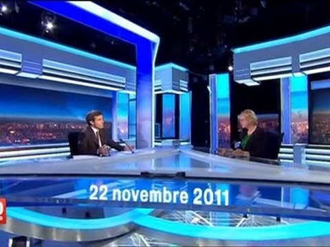 EVA JOLY Candidate EELV - France 2 - le 22-11-2011