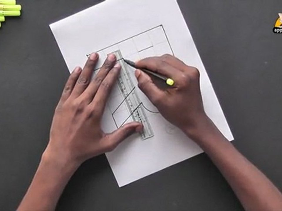 Write Block Style Alphabet 'R'  - Arts & Crafts