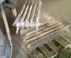 Sablage radiateurs rococo à oreilles