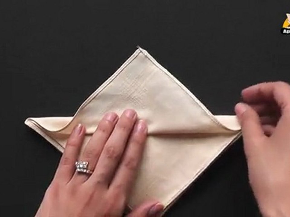 How to fold a Slide Napkin