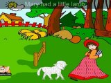 Mary had a Little Lamb with lyrics and sing along option