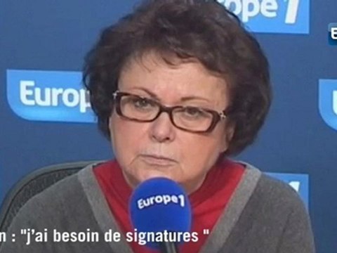 Boutin : j'ai besoin de signatures