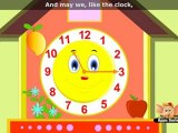 The Clock - Nursery Rhyme with Lyrics & Sing Along