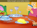 Betty Bought Some Batter Butter - Nursery Rhyme with Lyrics (HD)