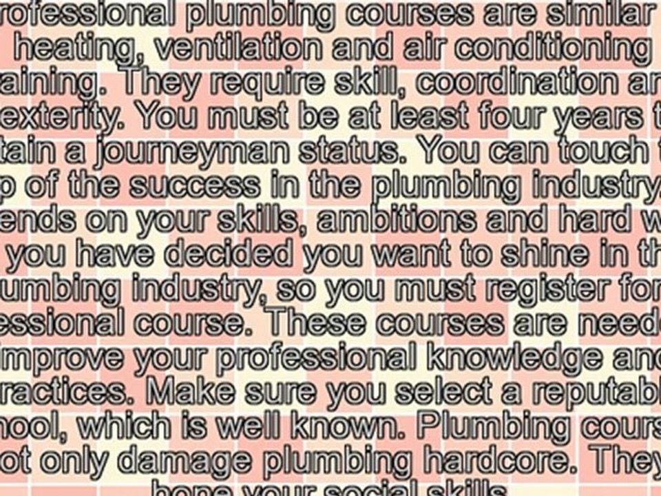 Menlo Park Plumbing- Career on Plumbing Design