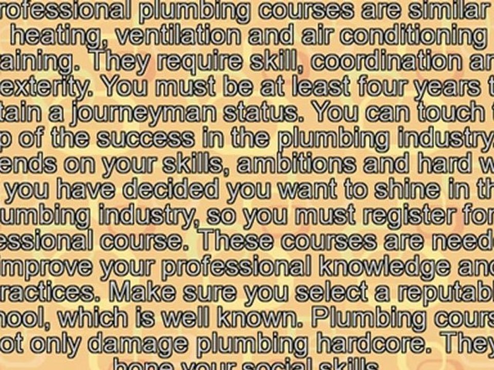 Menlo Park Plumbing- Career on Plumbing Design