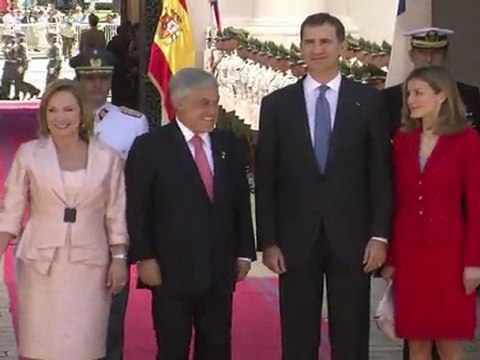 Realeza espanhola de visita ao Chile