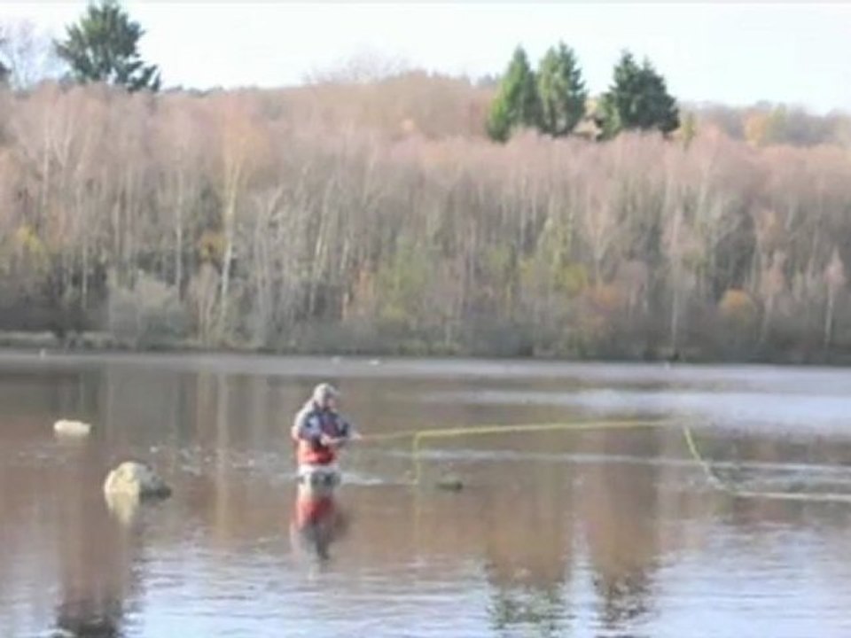 Stage Spey cast avec une canne à deux mains Loop Yellow Line 13'2