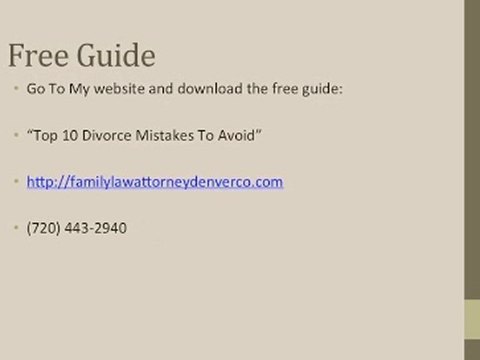 Divorce Attorney Denver Colorado