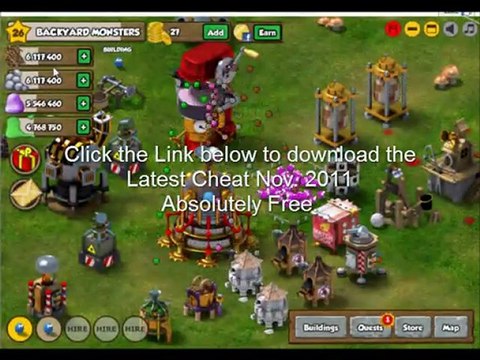 Facebook Backyard Monsters 2011 CHEATS