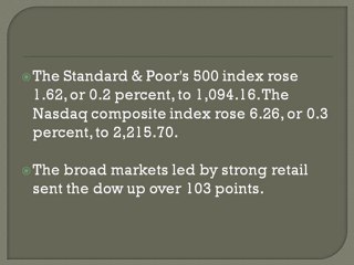 Sean Seshadri Market News