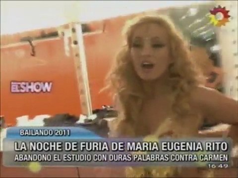 MARÍA EUGENIA RITÓ VS CARMEN BARBIERI LO QUE NO SE VIO AL AIRE EN LA PELEA