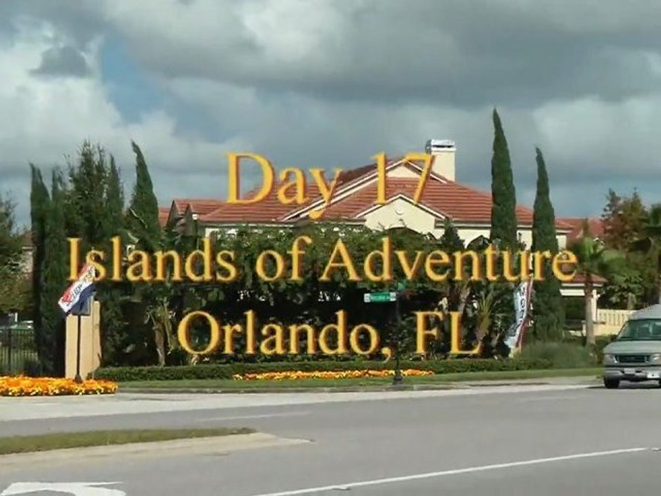 Day 17, American/Around The World Tour 2011 -Islands of Adventure, Orlando, FL