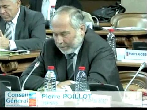 Pierre POILLOT - Intervention en séance. 18 novembre 2011. Séance du Conseil général de la Côte-d'Or