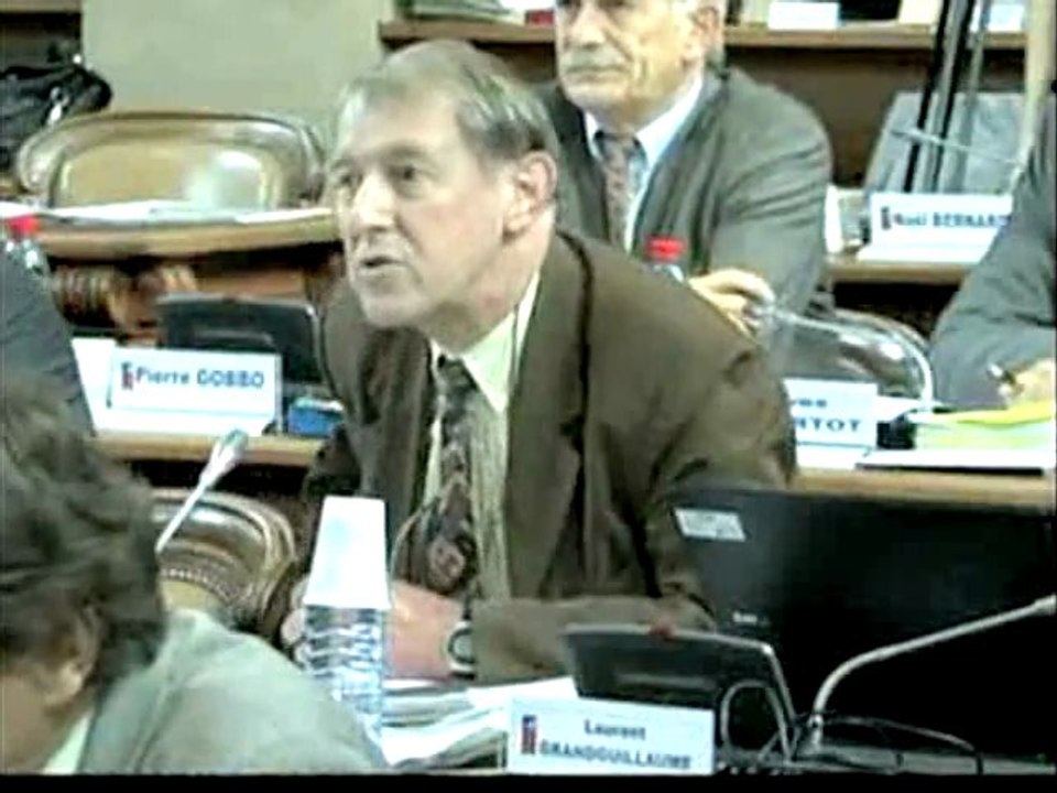 Jean-Paul NORET. Intervention en séance. 18 novembre 2011. Session du Conseil général de la Côte-d'Or