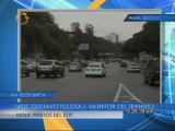 Reporte del tráfico desde la autopista Prados del Este