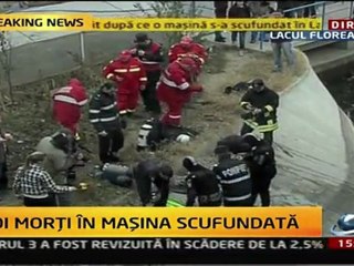 Accident - One Car Jump in Lake Floreasca (2)