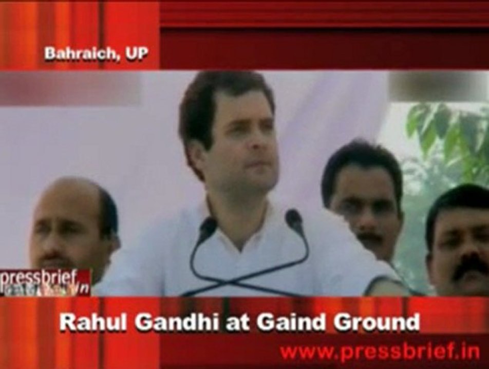 Rahul Gandhi at Gaind Ghar Ground ,Bahraich (U.P) Part-1