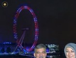 Cumhurbaşkanı Gül ve eşi Hayrünnisa Gül, İngilterede London Eye'ı izledi