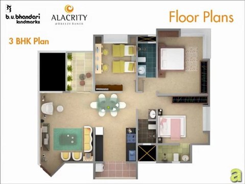 B. U. Bhanradi Landmarks - Alacrity - 2 and 3 BHK Apartments in Baner, Pune