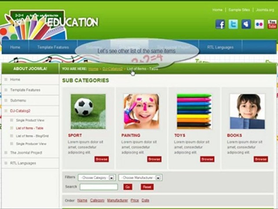 Joomla 1.7 template: JM-School