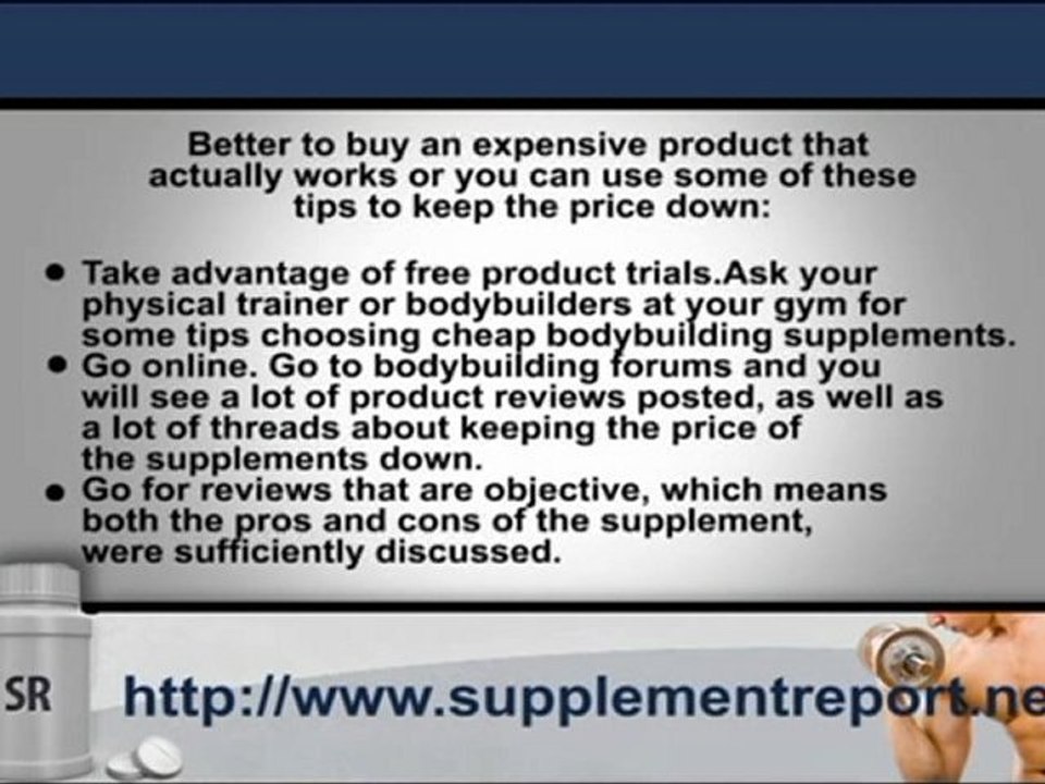 Cheap Bodybuilding Supplements
